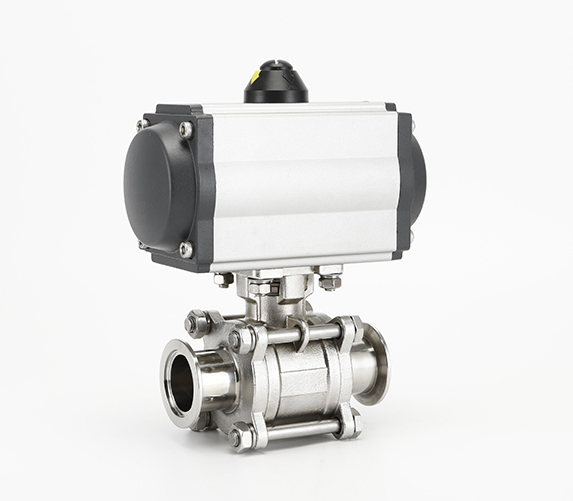 KF真空气动球阀